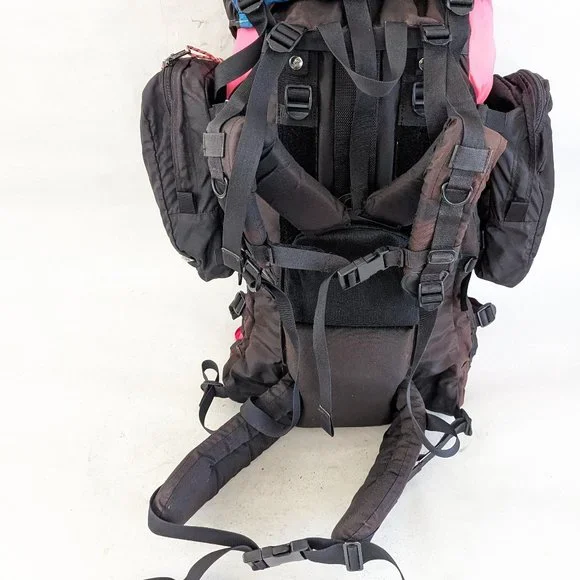 π Lowe Alpine Sirocco Internal Frame Blue Nylon Hiking Camping Backpack π - Picture 7 of 16